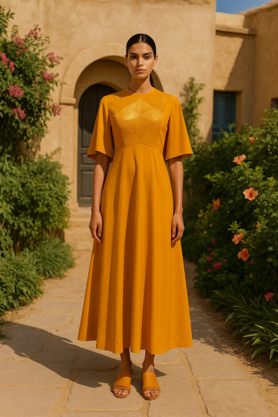 Golden Solace Dress