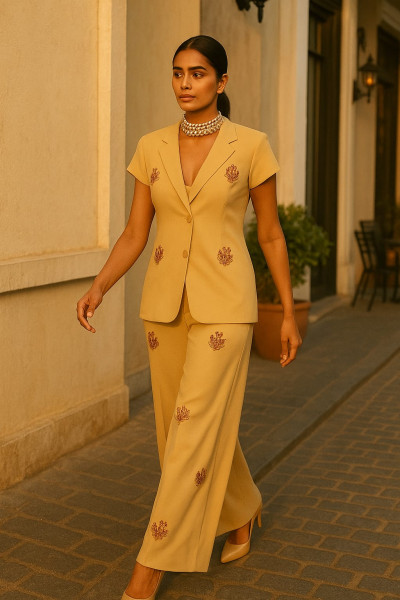 Cream Ember Pantsuit