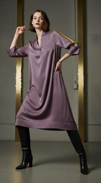 Orchid A-line Dress