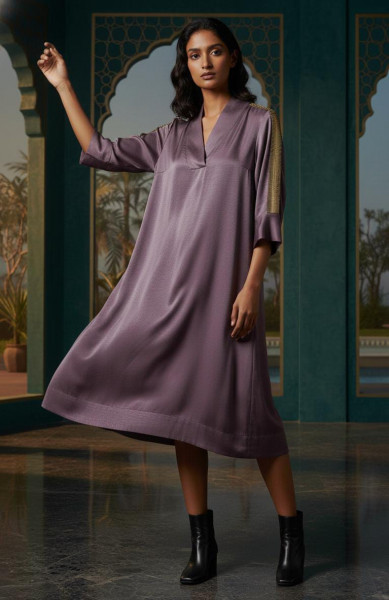 Orchid A-line Dress