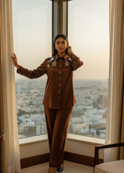 Mocha Luxe Co-ord Set