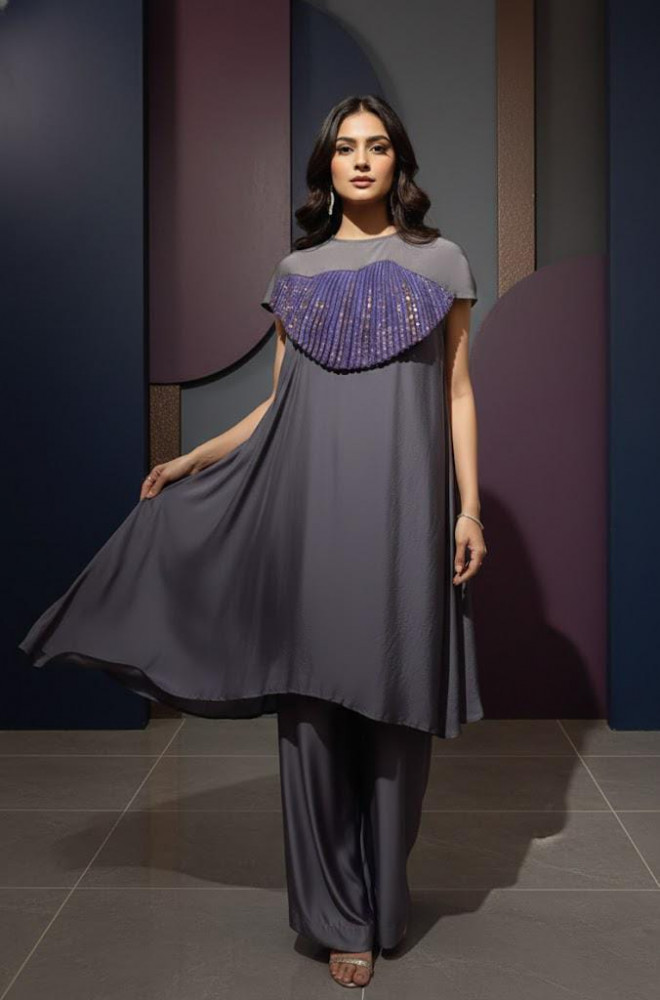 Image of Smoky Panel Co-ord Set