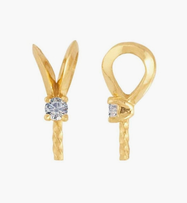 Diamond Connector Bail Charm