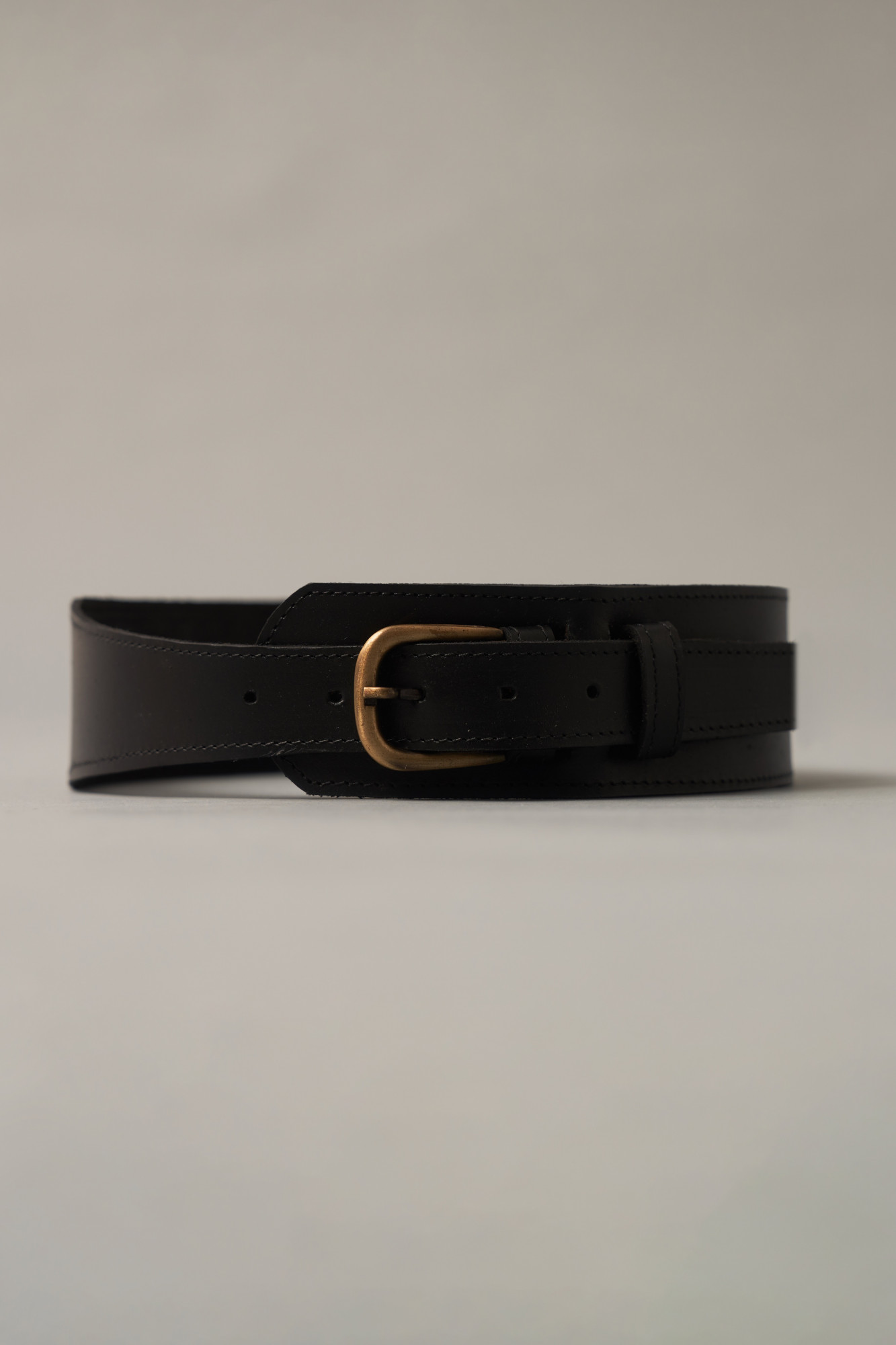 LEILA 02 RED LEOPARD PRINT ONE SIDE SHOULDER STATEMENT DRESS WITH LEATHER BELT