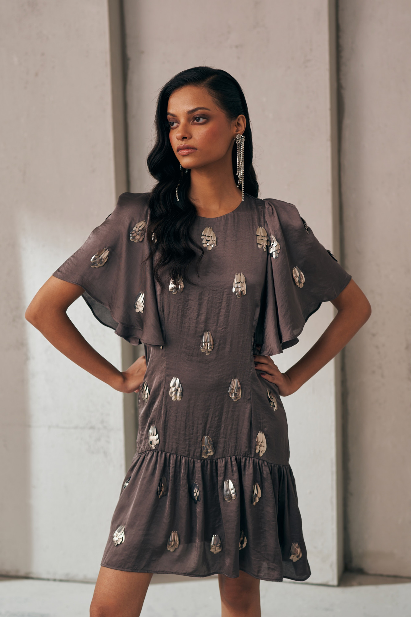 MIDNIGHT MIRAGE DEWDROP SHINE DRESS