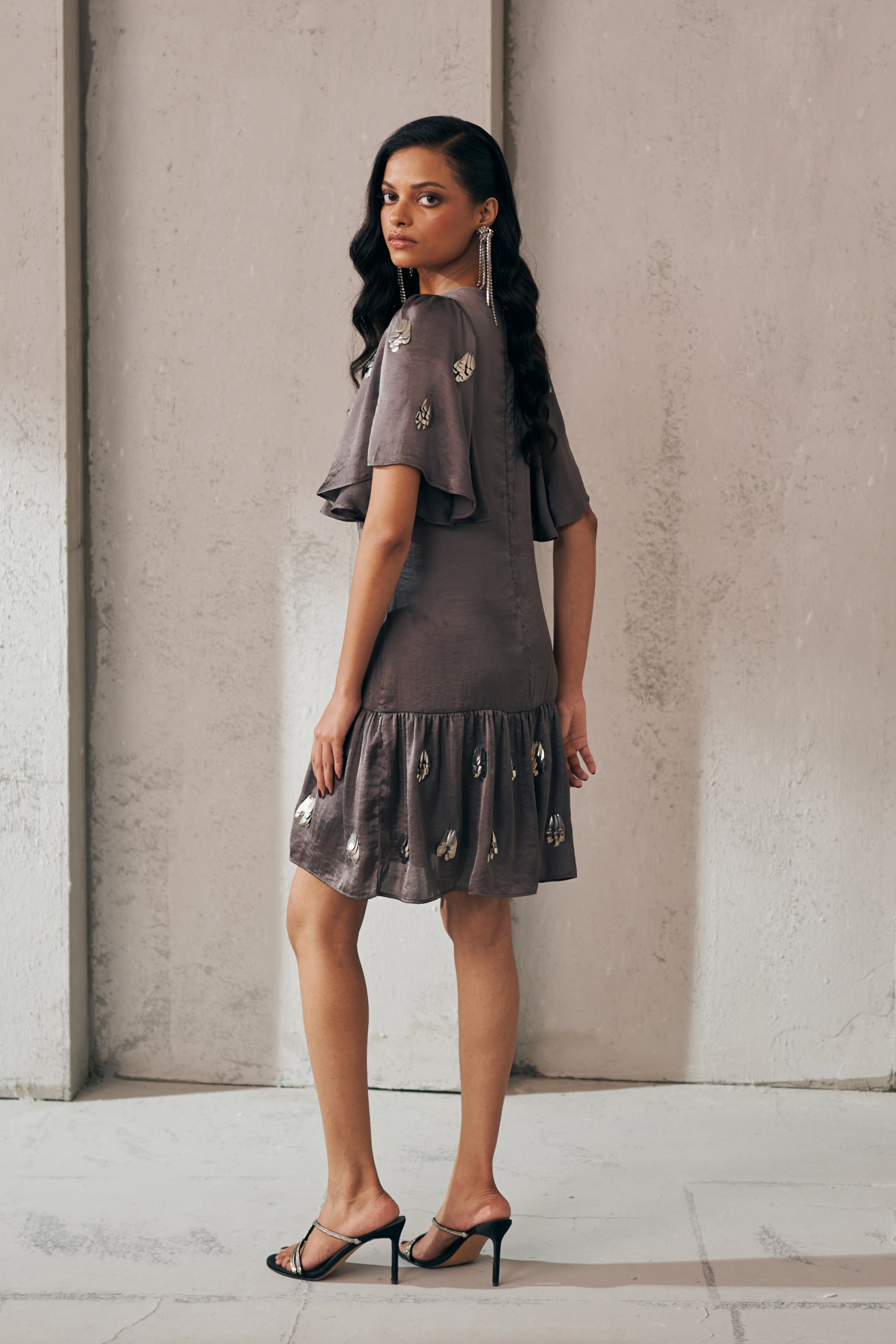 MIDNIGHT MIRAGE DEWDROP SHINE DRESS