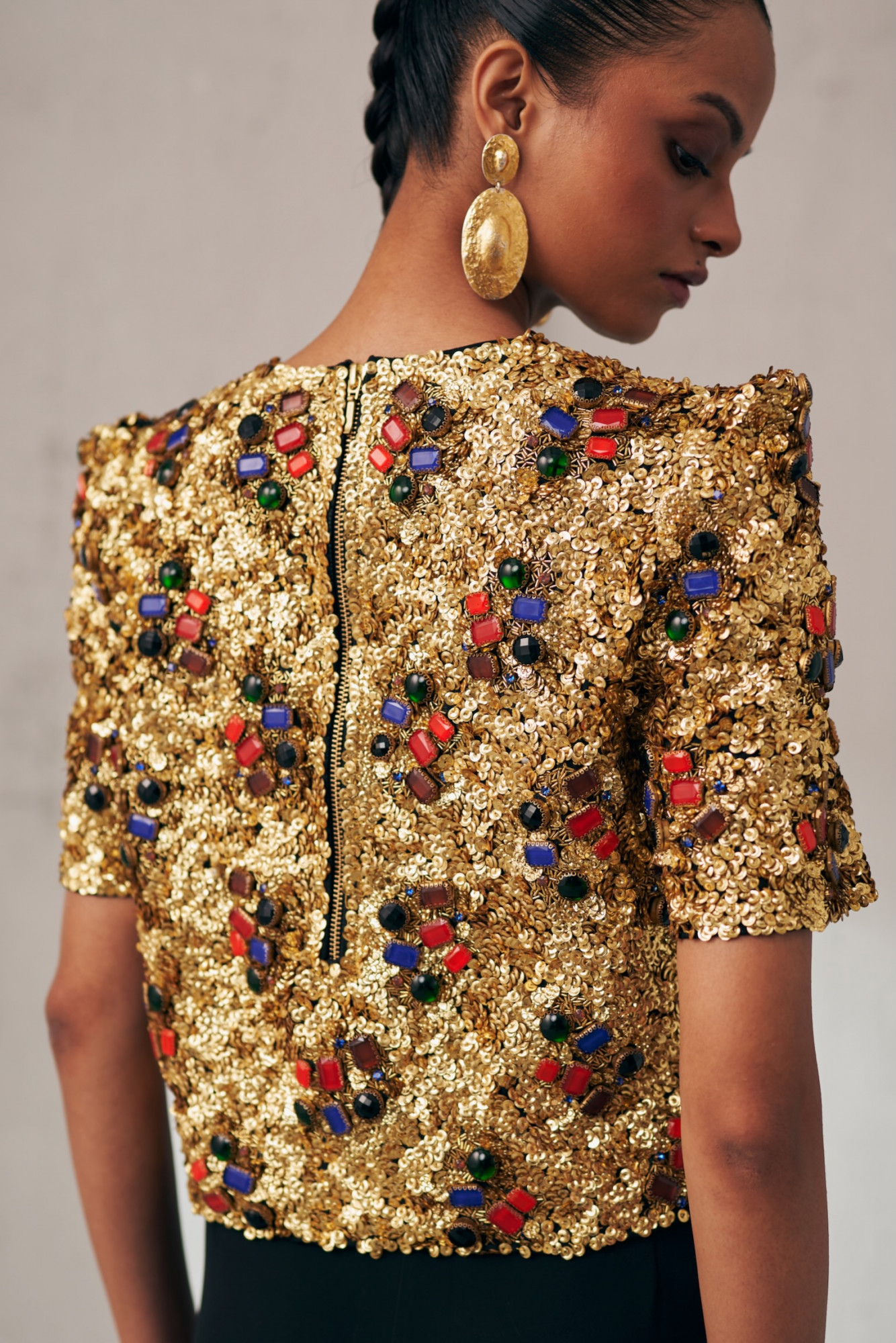 MIDNIGHT MIRAGE GOLD JEWEL TOP