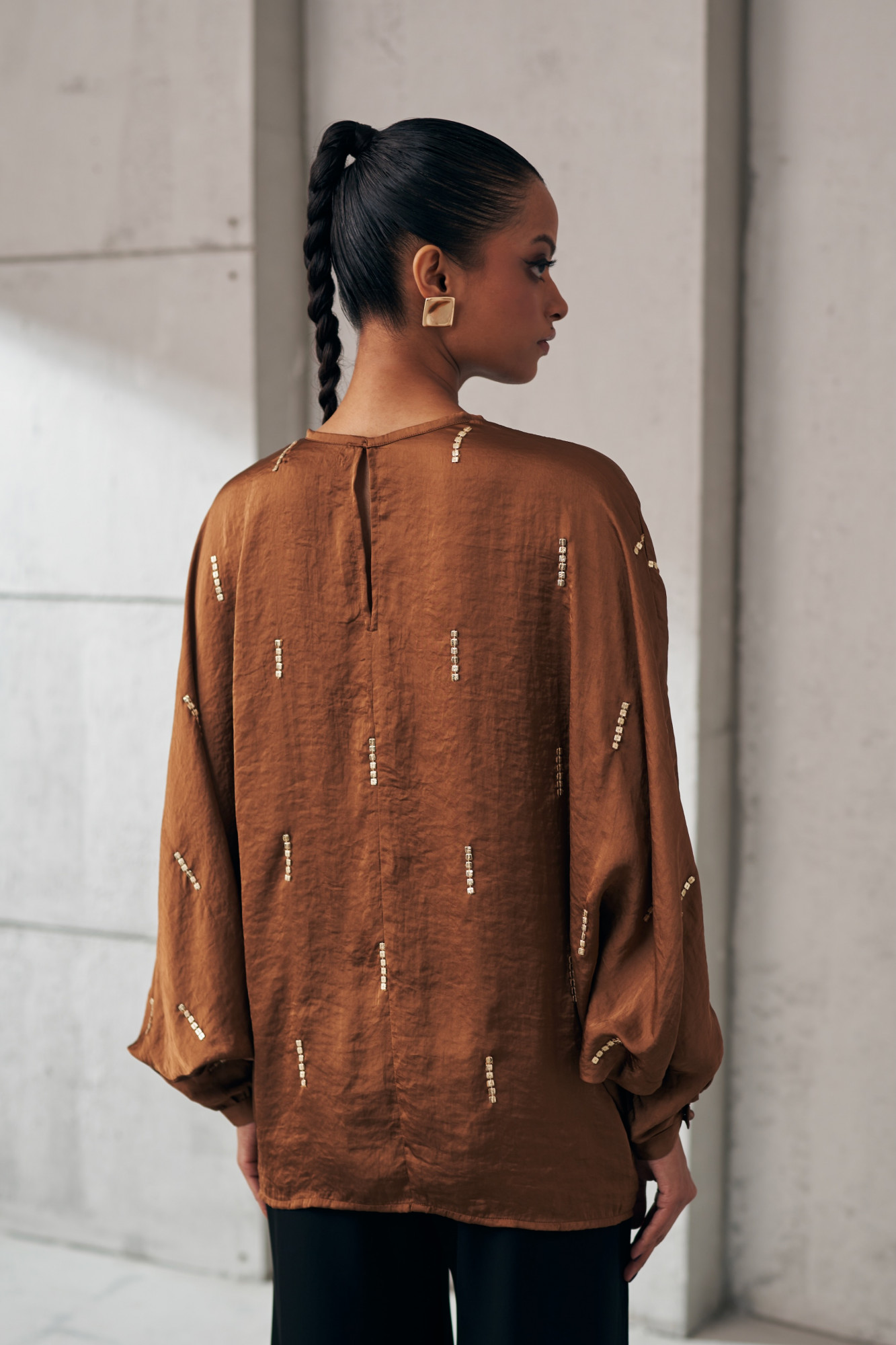 MIDNIGHT MIRAGE BROWN SHIMMER TOP