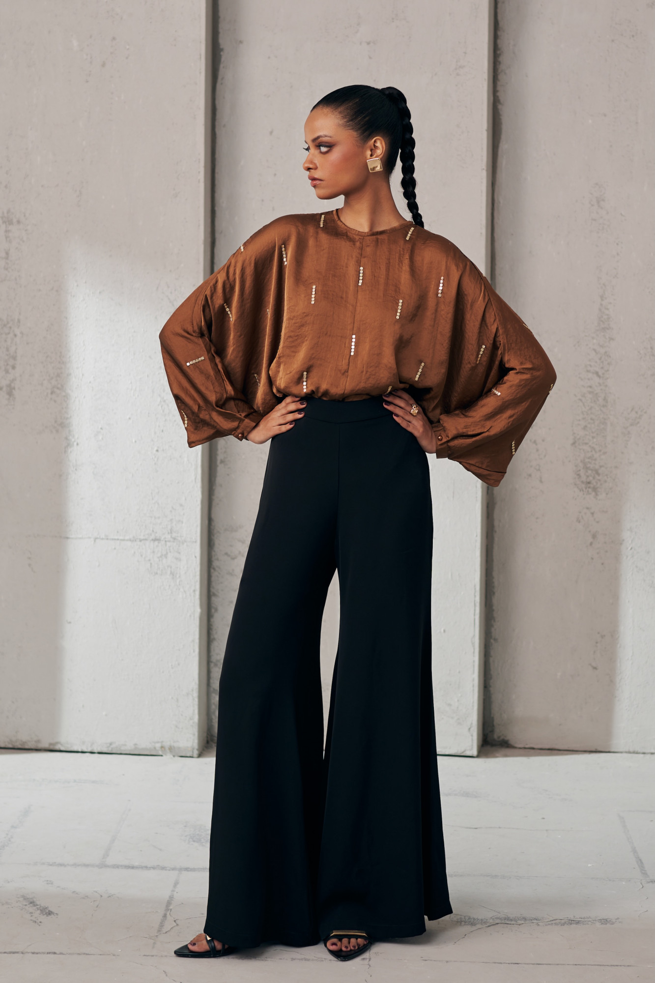 MIDNIGHT MIRAGE BROWN SHIMMER TOP