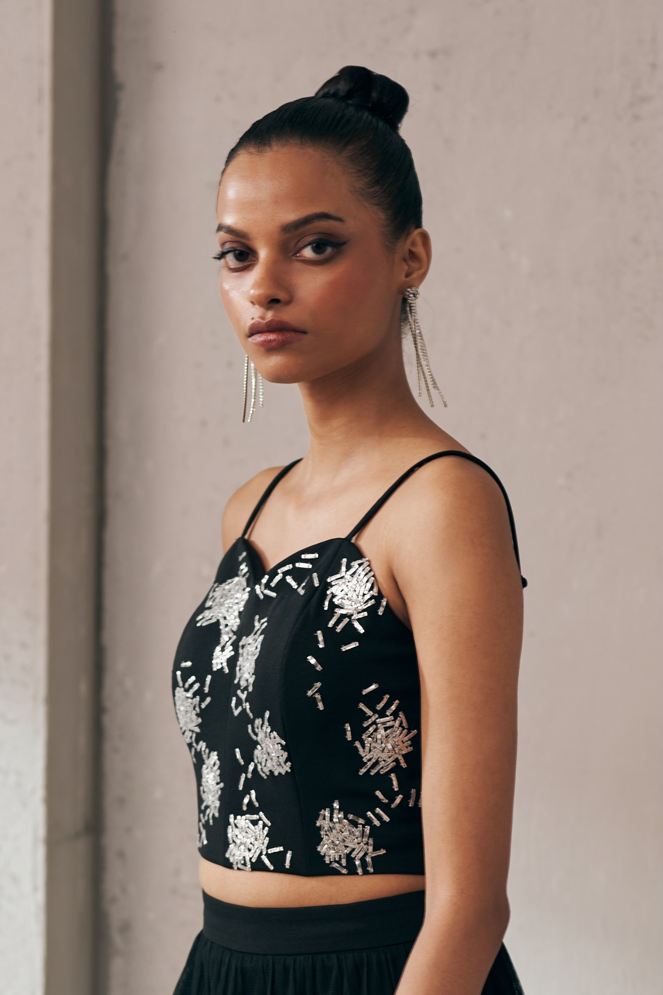 MIDNIGHT MIRAGE BLACK STARLIT CORSET