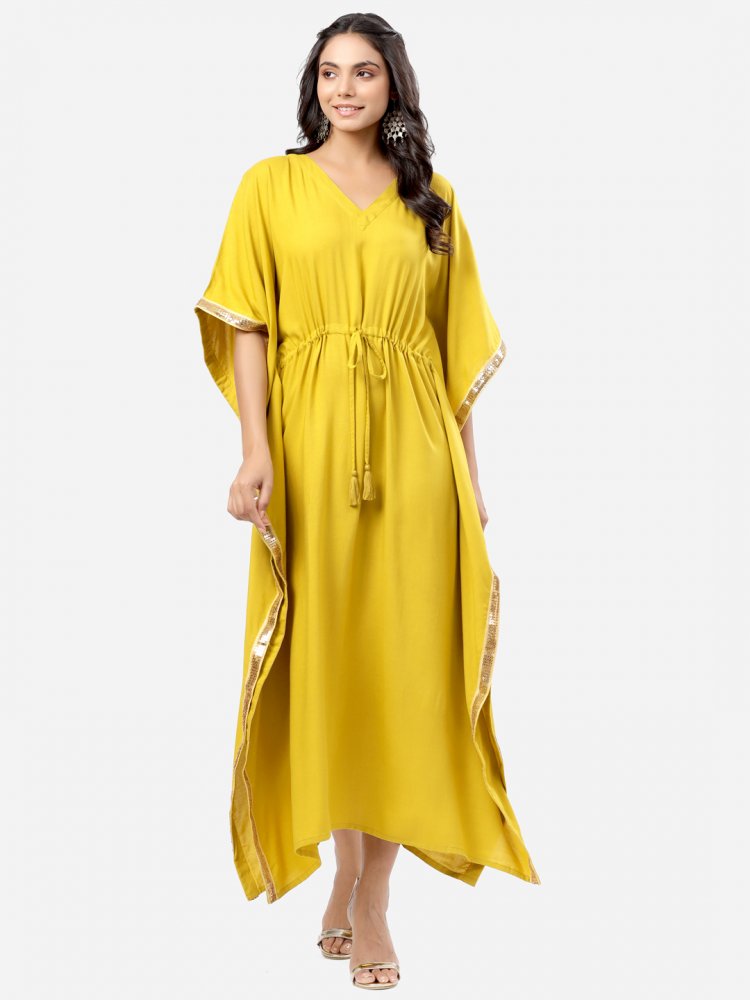 Printed Pure Cotton Kaftan Maxi