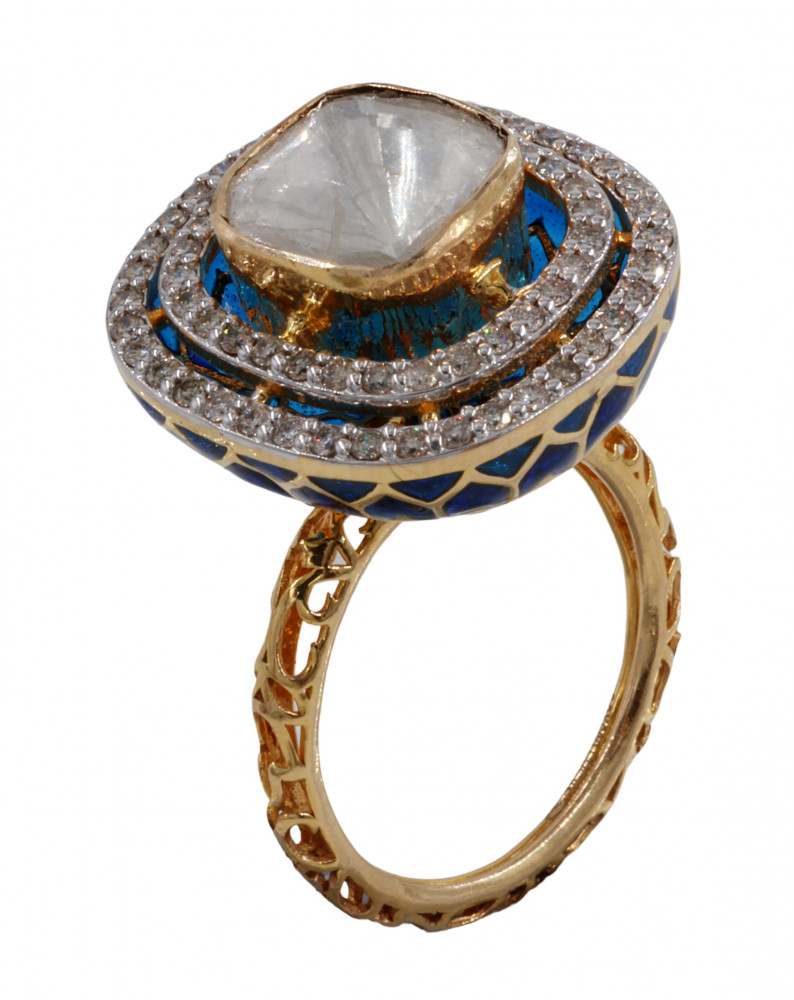 Image of Diamond Ring Polki