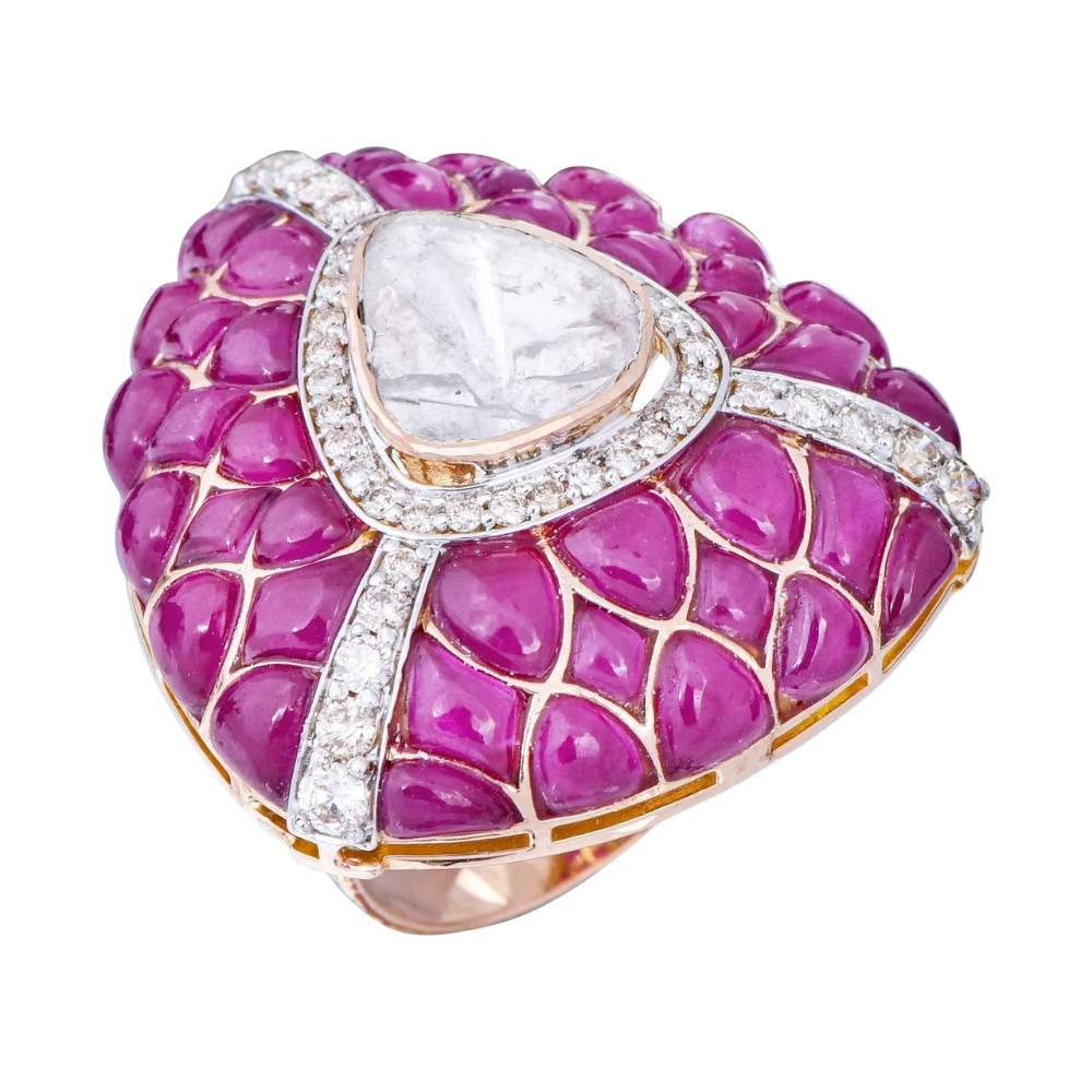 Image of Diamond Ring Polki