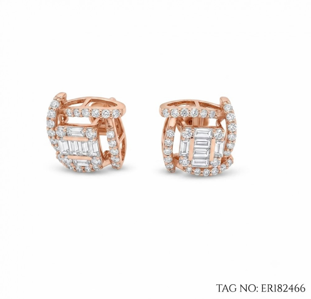 Image of Earrings CZ Regular Tops