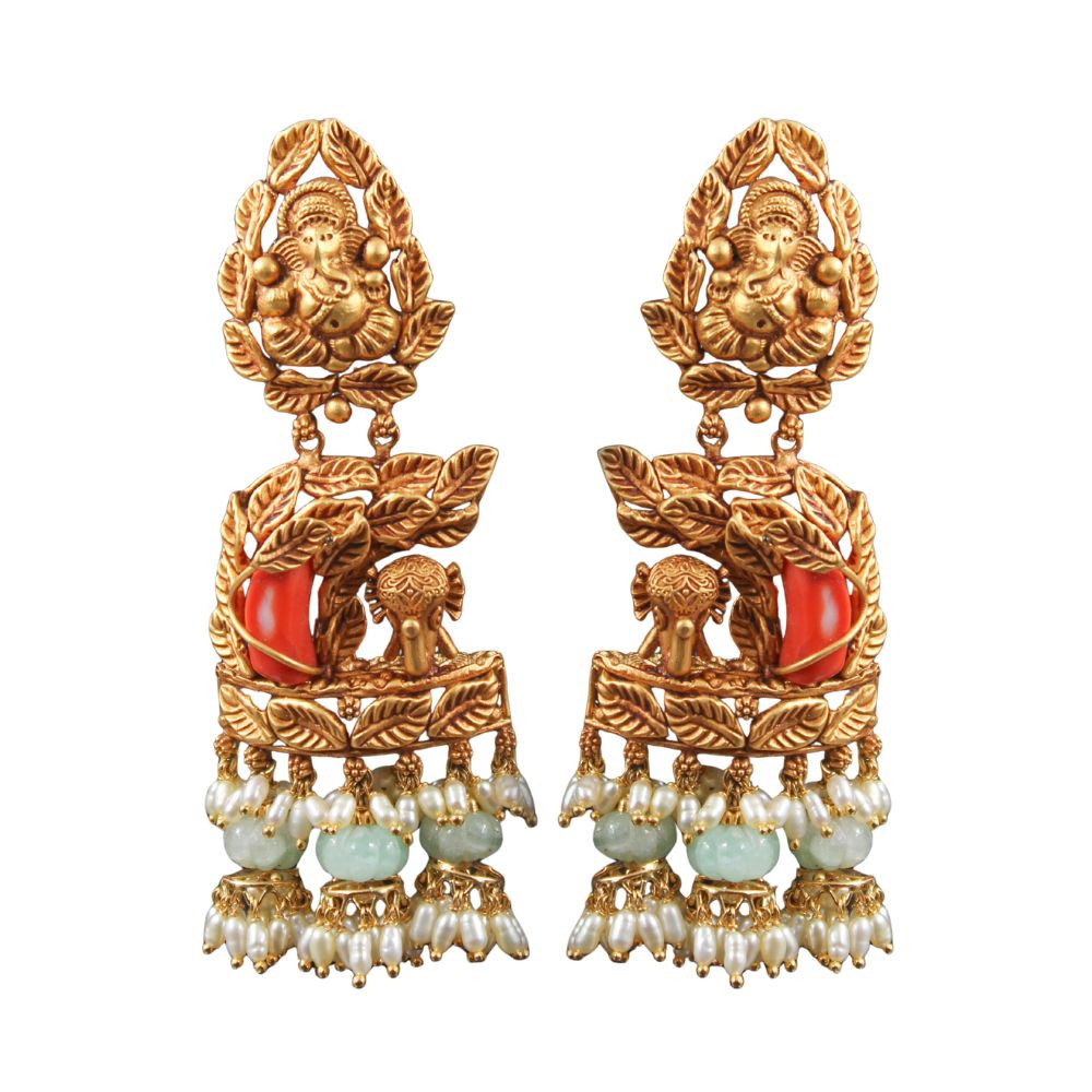 Image of Gold Set Earrings