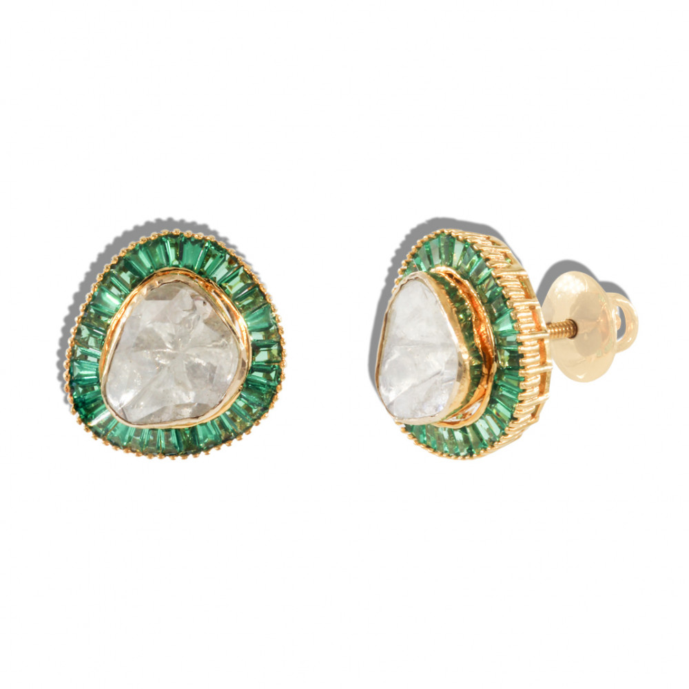 Image of Polki Stud Earring