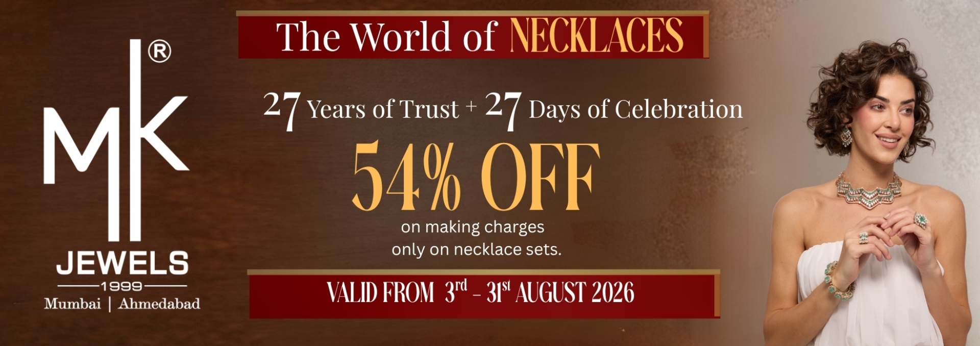 world of necklaces by mk jewels