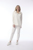 1/4 Zip Collar Pullover Winter White