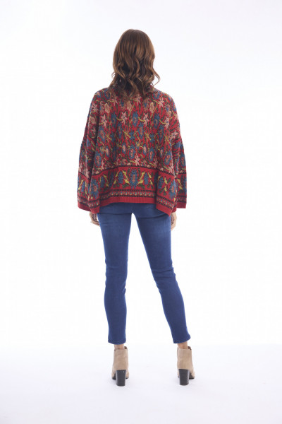 Knit Jumper Boxy Rust