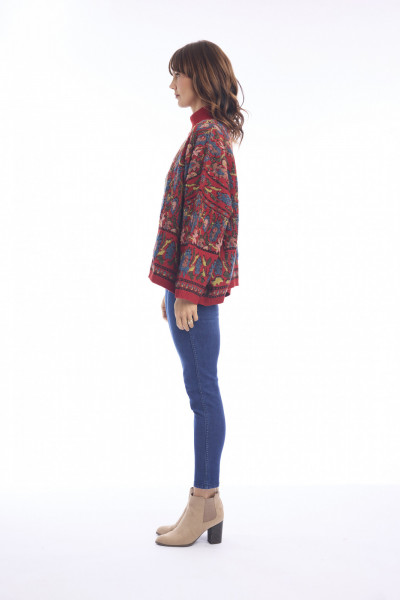 Knit Jumper Boxy Rust