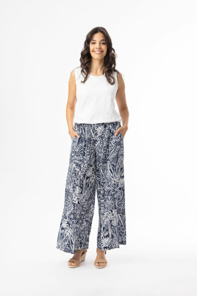 Aksharay Navy Pant Navy