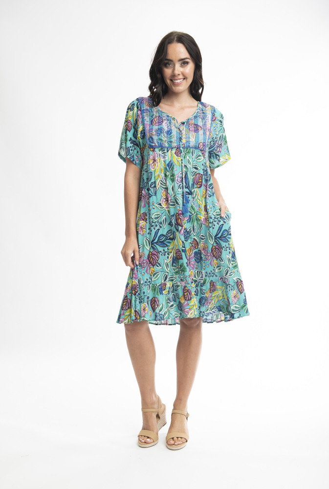 Al Bichar Cami Collar Print