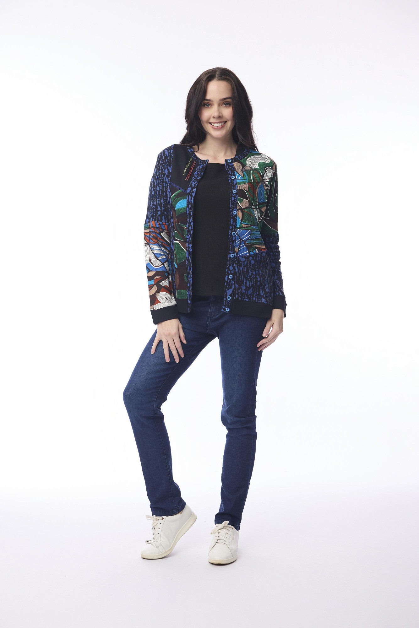 Alexandria Cardigan Print