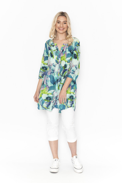 Alison Pleated Tunic PRINT I