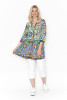 Alison Pleated Tunic PRINT K