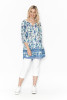 Alison Pleated Tunic PRINT L