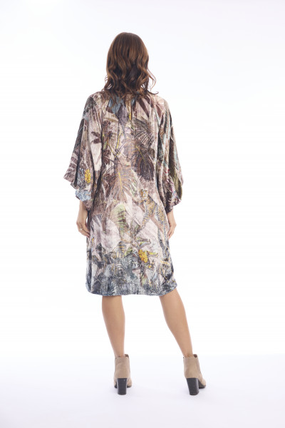 Almasa Dress shift bubble slv Print