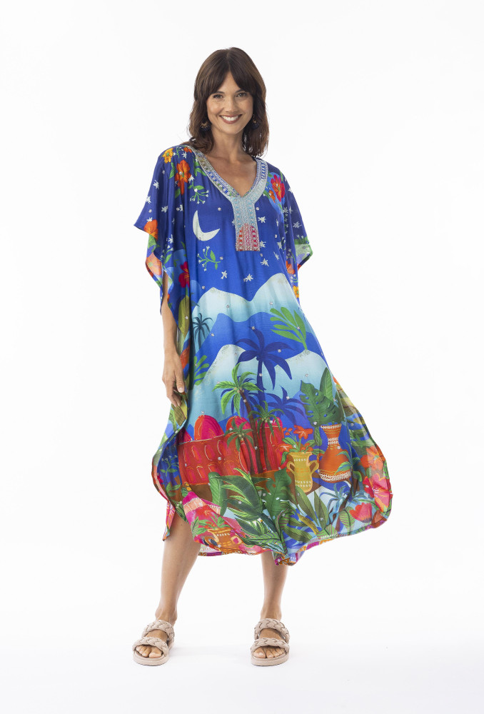 Arabian Nights Kaftan Print