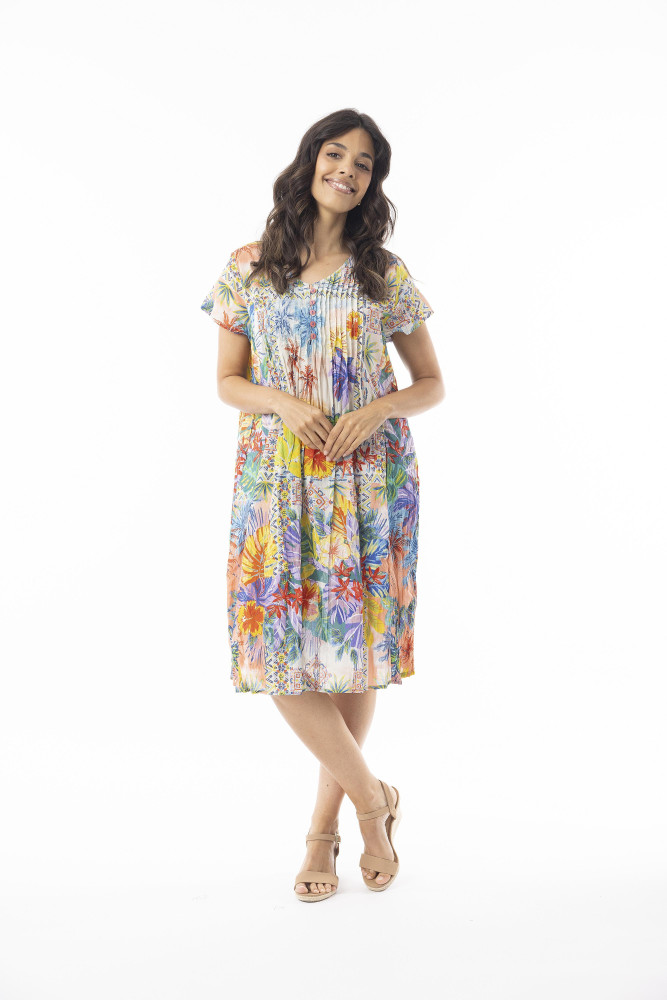 Aruba Dress Ezy Fit Print