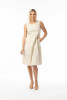 Bangalene Dress Sleeveless Pleated Sand