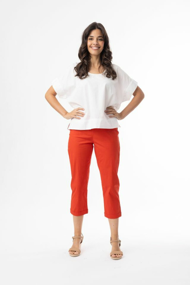 Bangalene Pant Capri Red