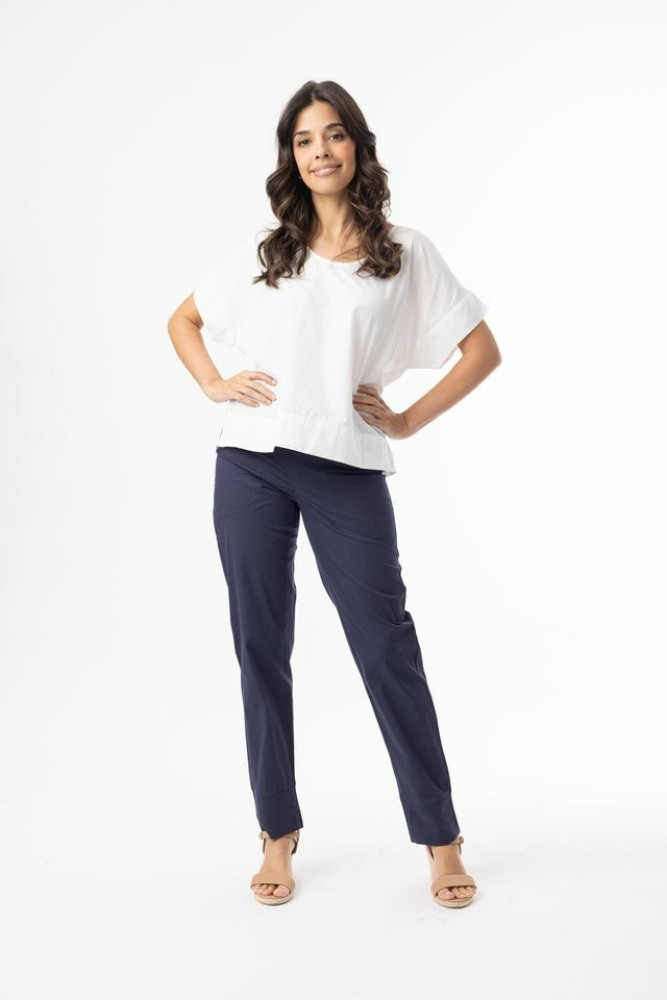 Bangalene Pant Fashion  Long Navy