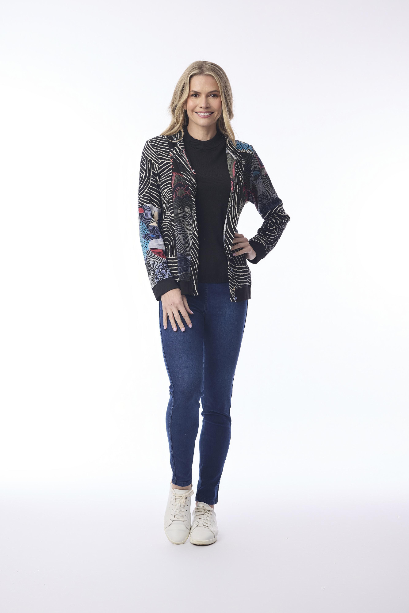 Benin Cardigan Print