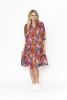 Beth Dress Pleated Drop Waist Popart 3