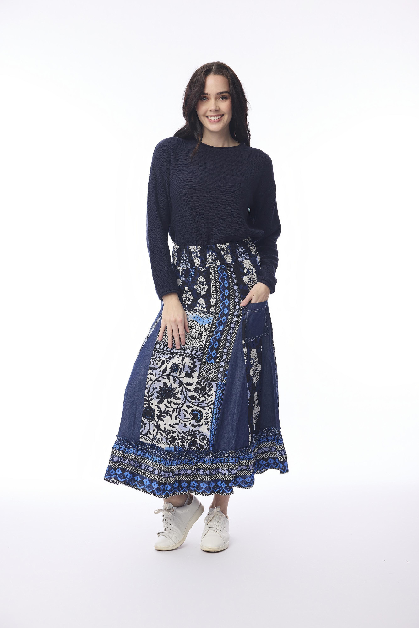Bhadoi Skirt Print