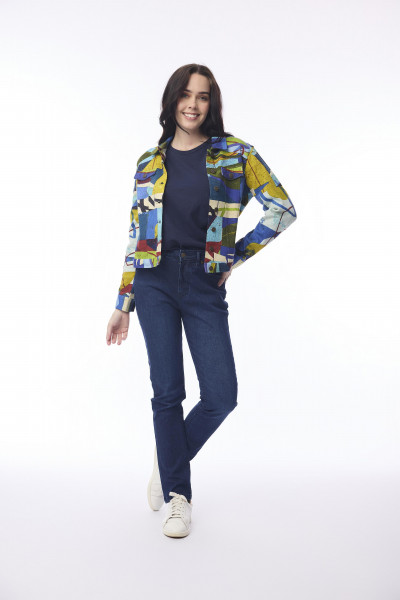 Biker Jacket Abstract