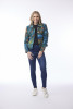 Biker Jacket Batik Floral