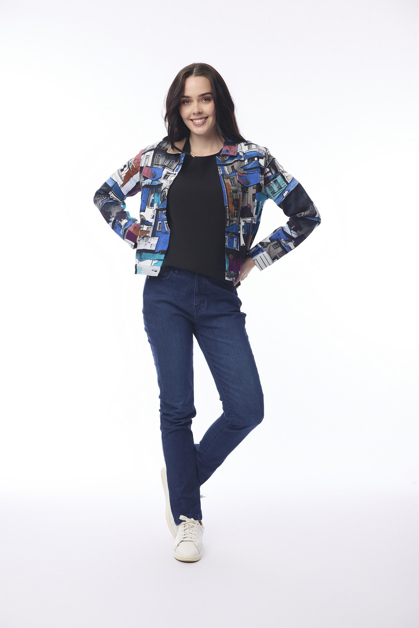 Biker Jacket Porto Blue