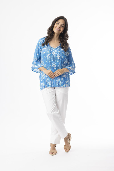 Boho Tops Shape 1 Bandana Blue