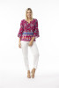 Boho Tops Shape 3 Indian Border Pink