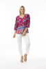 Boho Tops Shape 4 Indian Border Pink
