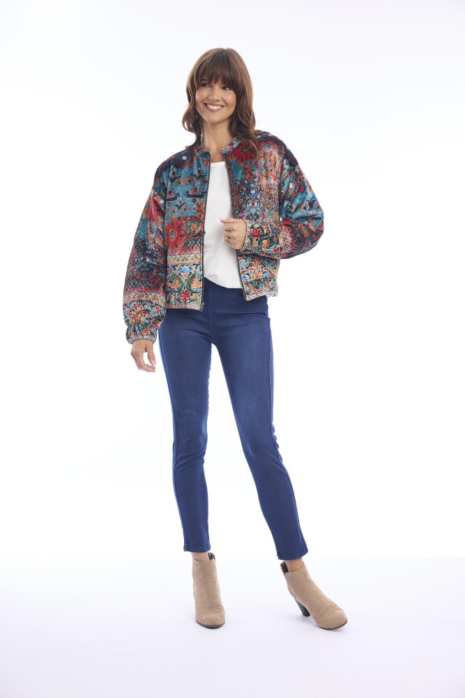 Bomber Jacket Velvet Rabari