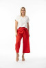 Broderie Essentials Pant Red