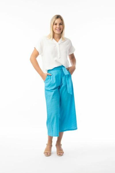 Broderie Essentials Pant TURQ