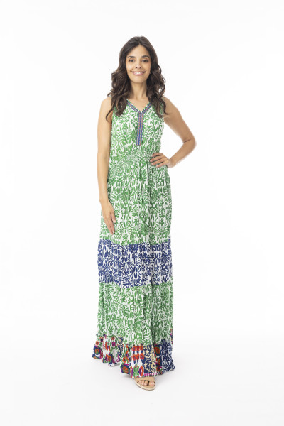Buzios Dress Maxi Sleeveless Print