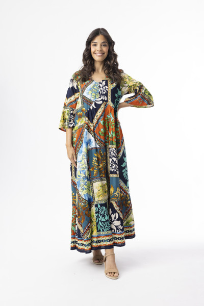 Cabo Fria Dress Peak Print